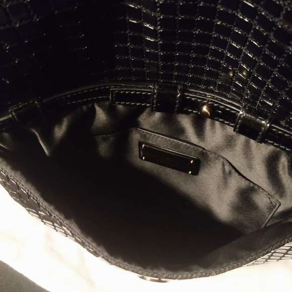 💕✨AUTHENTIC Ferragamo Mini Black Sequin Bag✨💕 - Picture 8 of 16